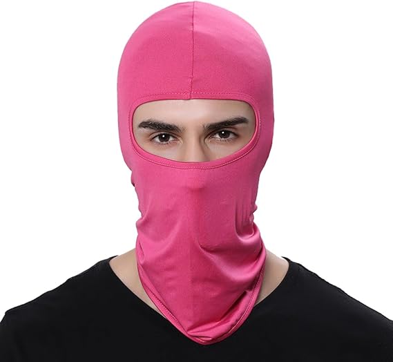 6 Pcs Cubierta de máscara de esquí Pasamontañas Máscara facial completa Cubierta de cara de verano Protección UV Pasamontañas Hombres Mujeres Deportes al aire libre