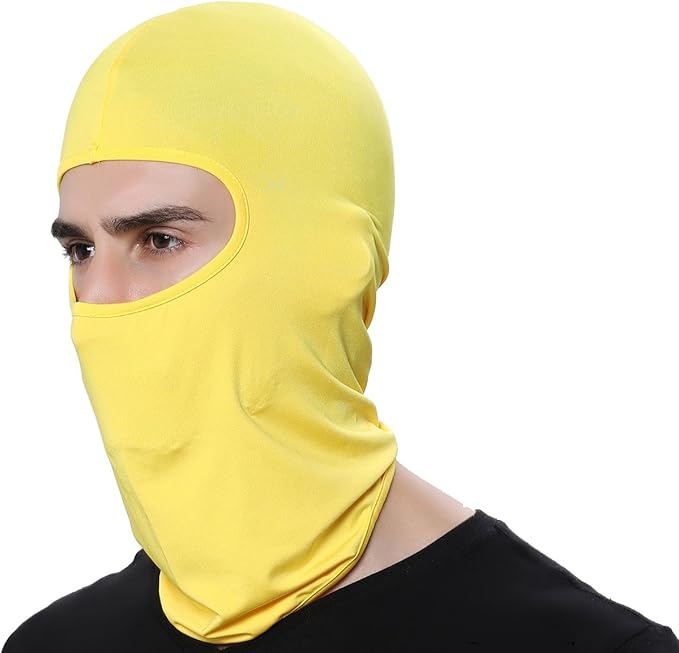 Máscara de esquí Balaclava Shiesty, paquete de 2 polainas para el cuello Protector UV para motocicleta Enfriamiento para hombres/mujeres